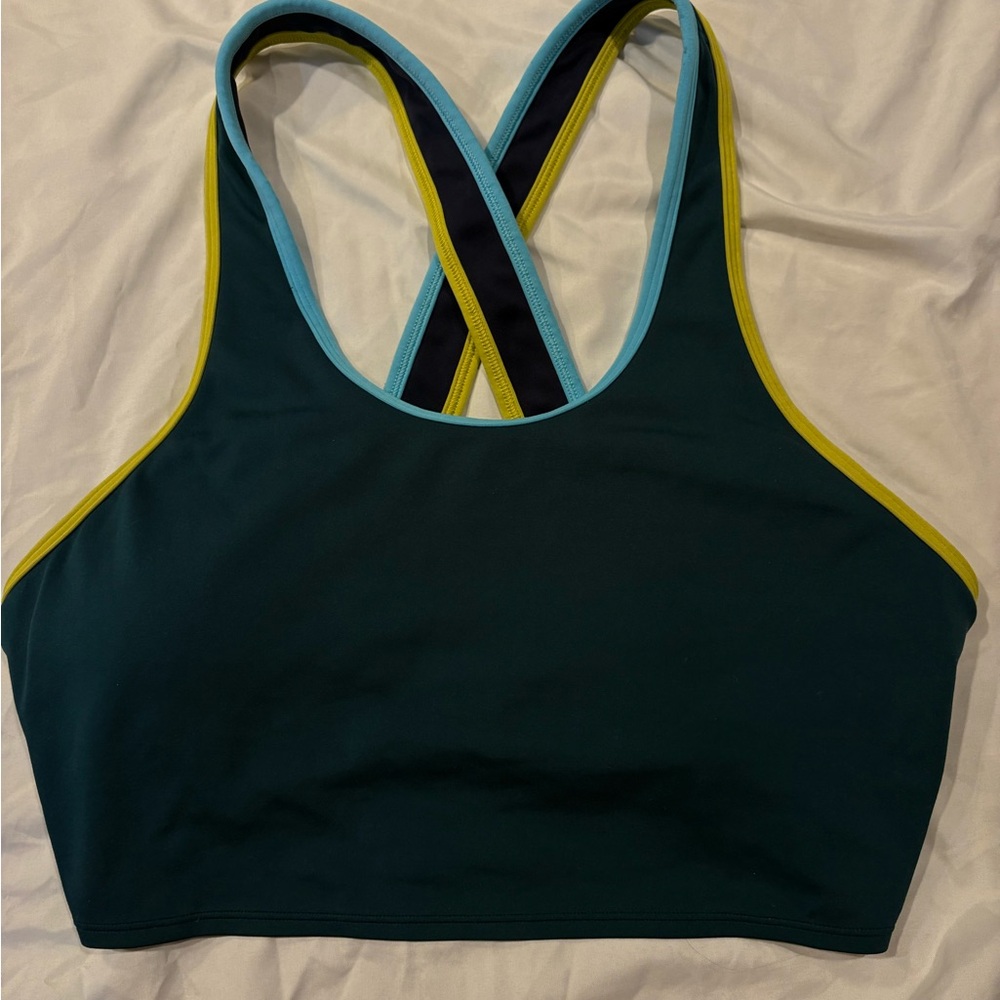 Women's Colorful Cropped Workout Top